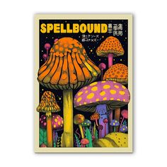 love-frankie-spellbound-art-print-CUTOUT Trippy Mushroom, Mushroom Tea