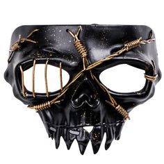 PRICES MAY VARY. Horror masquerade cosplay costume mask for Halloween: Be a scary and creepy character at your Halloween party or other haunted occasion with this Vampire Steampunk Skull mask.nd other special events such as birthday, New Year, X-mas, TV shows, bachelor party, hen night, fashion shows. Stunning and perfect addition to your masquerade collection for a costume ball, horror haunted events such as Trick or Treat, Halloween, Day of the Dead, party, prom, ball, cosplay, games show. Pro Skull Mask Aesthetic, Vampire Steampunk, Vampire Pirate, Face Skeleton, Movies Theater, Vampire Ghost, Theater Play, Steampunk Skull, Vampire Skull