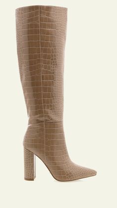 Milla | Light Taupe – Green and Serene Concert Outfits, 2023 Fashion, Light Tan, Long Boots, Winter Wardrobe, Concert Outfit, The Knee, Block Heels, Heeled Boots