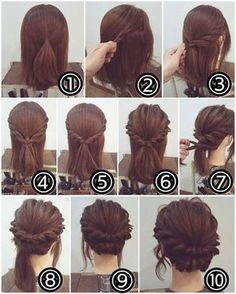 Braided Updo, White Bow, Girls Bows, Trendy Hairstyles, Bridesmaid Hair