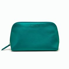 Vegan Leather Dimensions: Large Pouch: 9" L x 5" W Small Pouch: 6" L x 4" W Elegant Green Wallets For Travel, Elegant Green Bag With Zipper Pouch, Green Travel Clutch With Dust Bag Included, Elegant Green Pouch Wallet, Luxury Green Rectangular Pouch, Large Pouch, Small Pouch, Small Pouches, Travel Pouch