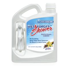 a gallon of wet and forget shower cleaner