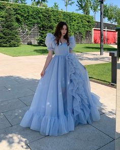 #dress #cutedresses #outfits #blue #cute #selkie #core #fashion #streetstyle #photo #queen Stunning Ball Gowns, Sky Blue Gowns Elegant, Purple Selkie Dress, Blue Selkie Dress, Blue Dress Ball Gowns, Net One Piece Dress, Selkie Gown, Big Poofy Dresses, Sky Blue Gown