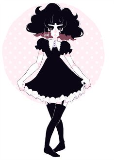 damb by dollieguts Dolly Guts, Ash Kinoshita, Pastel Goth, Cartoon Art Styles, Art Reference Photos, Pink And Black