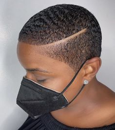 Black Female Natural Short Haircuts, Lowcut Waves For Ladies, Women Low Haircut, Low Haircut For Ladies, Low Haircut For Black Women, Natural Pixie Haircut Black Women, Bald Fade Women Black, Low Cut Hair Black Women, Bald Hairstyles