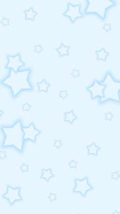 white stars on a light blue background