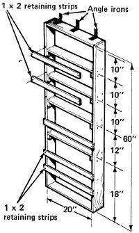 the diagram shows how to measure an angle for each section of the wall and where it is