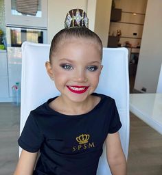 Dance Recital Makeup Toddler, Toddler Dance Makeup, Stage Makeup Dance, Dance Recital Makeup, Recital Makeup, Ballet Makeup, Toddler Dance, Dance Makeup