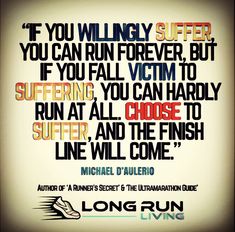 a quote from michael d'angelo on running