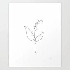 a line drawing of a flower on a white paper with the word love written in it