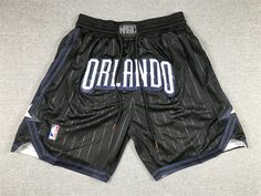 Size: XL Nba Basketball Shorts, Black City, Running Shorts Men, Nba Logo, Nike Swoosh Logo, Polyester Pants, Orlando Magic, Running Pants, Basketball Shorts