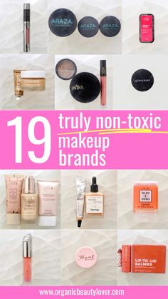 Non Toxic Skincare Products, Organic Makeup Products, Toxic Free Makeup, Clean Makeup Brands, Non Toxic Makeup Brands, Elate Cosmetics, Chemical Free Makeup, Best Organic Makeup, Natural Makeup Brands