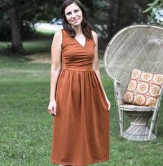 Organic Cotton Sleeveless Dress, Women's Gathered Crossover Breastfeeding Nursing Friendly Minimalist Dress, Earth Conscious Clothing USA Conscious Clothing, Clothing Industry, Minimalist Dress, Hemp Clothing, Women Gathering, Matching Christmas Pajamas, Organic Cotton Dress, Minimalist Dresses, Mommy And Me Outfits