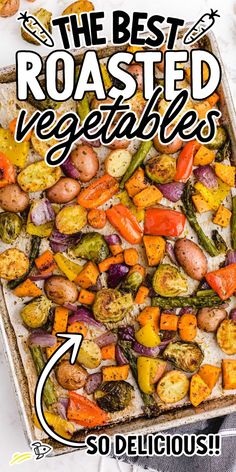 the best roasted vegetables so delicious