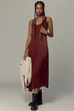 The Gemini is a twice-as-nice set featuring a scoop-neck tank dress and a so-soft pullover. | The Gemini Twofer Sweater + Dress Set: Long-Sleeve Hooded Edition by Anthropologie, Women's, Size: Smallmall, Polyester/Nylon/Viscose Twofer Sweater, Anthropologie Sweater, Versatile Dresses, Dress Set, 50 Fashion, Softest Sweater, Hooded Sweater, Shoulder Sweater, Tank Dress