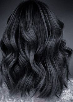 Black Ash Hair Color, Black Hair With Charcoal Highlights, Charcoal Silver Hair, Dark Grey Hair Balayage, Black Hair With Dark Grey Balayage, Dark Grey Hair Charcoal Short, Dark Grey Black Hair, Smokey Ash Grey Hair, Black And Dark Grey Hair