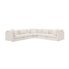 A little modern, a little traditional and whole lot of comfort. Our Roswell 3-Piece Curved Corner Sectional is the perfect blend of relaxed style and coziness. Tapered track arms and lower clean-line profile are softened with a smooth, kick-pleat skirt. Includes Left Arm Sofa, Curved Corner and Right Arm Sofa. Customizable it in your choice of over 350 fabrics, including ultra-durable, stain-resistant Sunbrella Performance.  Roswell 3-Piece Curved Corner Sectional features:Bench made and expertl Kick Pleat Skirt, Sofa Curved, Deep Sectional, Closet Storage Systems, Corner Sectional Sofa, Sectional Sofas Living Room, Sectional Slipcover, Pleat Skirt, Rug Size Guide