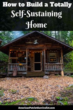 Self Sustaining Home, Living Off Grid, Off Grid Survival, Going Off The Grid, Homesteading Diy, Living Off The Land, Homestead Survival, Emergency Prepping