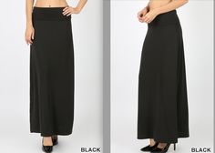 Sleek solid colored A-line maxi skirt where you can move freely and be comfortable! Great to wear everyday with your favorite shirt or bodysuit! 95% Rayon 5% Spandex, Hand Wash Cold, Hang or Line Dry Size Information S-Waist: 24"-26" , Skirt Length: 38in M-Waist: 26"-28" , Skirt Length: 40in L-Waist: 28"-30" , Skirt Length: 42in XL-Waist: 30"-32" , Skirt Length: 44in If you have questions, please feel free to contact me! Chiffon Maxi Skirt, Maxi Skirt Boho, Elastic Waist Skirt, Plus Size Maxi, Long Maxi Skirts, Boho Maxi, Chiffon Skirt, Plus Size Skirts, Cotton Skirt