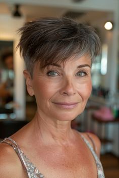 Embrace your timeless beauty and elevate your style with our curated collection of over 50 elegant hairstyles for women over 60 in 2024. As you gracefully navigate this incredible chapter of your life, discovering a Wash And Wear Hairstyles, Blonde Balayage Highlights, Subtle Balayage, Ashy Blonde, Edgy Pixie Cuts