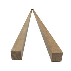 two pieces of wood sitting next to each other