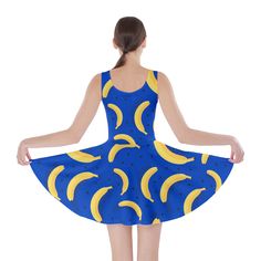 Size: M Banana Pops, Xl Dress, Skater Dress, Dresses Xs, Pop Art, Cool Designs, Dress Outfits, Womens Dresses, Dresses