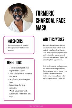 homemade Turmeric Charcoal Face mask Diy Charcoal Face Mask, Homemade Charcoal Mask, Charcoal Face Mask Diy, Activated Charcoal Face Mask, Activated Charcoal Mask, Diy Turmeric Face Mask, Tumeric Face, Honey Face Mask, Turmeric Face Mask