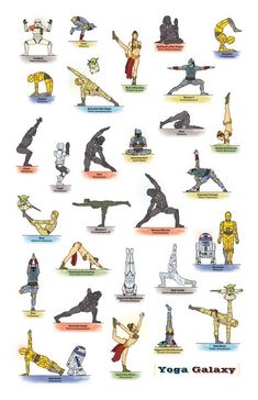 an image of yoga poses for beginners