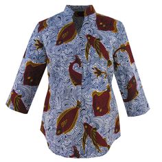 African Print Shirt for Women African Print Shirt, Poncho Blouse, African Tops, African Print Tops, Ankara Print, African Ankara, Style Upgrade, Midi Skirt Pencil, Shirt For Women