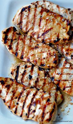 Best Grilled Chicken Marinade (cider vinegar, dijon mustard, garlic, lime and lemon juice, brown sugar, olive oil)