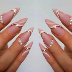 1kit Purple Long Square Ballerina Nail Tips Gradient Ramp Luxury Nail Decoration With Rhinestones Home DIY Press On Coffin Nail Tips Nagel Tips, Manicure Diy, Pointed Nails, Gold Nail, Fake Nails With Glue, Ballerina Nails, Stick On Nails, Nail Charms