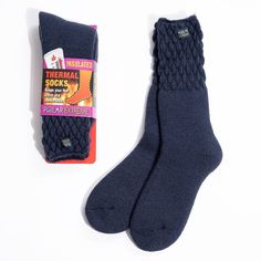 The Polar Extreme Insulated Thermal Socks Keep Your Feet Warm And Comfortable During The Extremely Cold Winter Weather. Color: Navy ~ Other Colors Are Available In My Closet. Fits Shoe Size Women's 5-9 Women's Sock Size 9-11 Details: Warmth - The Yarns Used Have Excellent Thermal Properties And When Combined With Our Specialized Manufacturing Techniques, The Result Is The Super Warmest Thermal Sock. Comfort - You Deserve Comfortable Crew Socks And These Are Them. Just Feel The Inside Of These He Penguin Socks, Animal Print Socks, Boots Socks, Cabin Socks, Soft Boots, Thermal Socks, Womens Thermal, Fashion Tights, Liner Socks