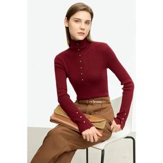 Discover Timeless Style & Comfort Step into the season of coziness with our Elegant Slim Fit Turtleneck Sweater. A perfect blend of sophistication and warmth, this sweater is designed to elevate your wardrobe essentials. The solid color pattern, combined with its minimalist design, makes it a versatile piece for any fashion-forward individual. Whether for a day at the office or a casual outing, this sweater is your go-to for effortless style. Exceptional Quality & Craftsmanship Experience the lu Fitted Turtleneck, Office Fashion Women, Professional Women, Sweater Making, Tag A Friend, Outerwear Coats, Fall Wardrobe, Office Ladies, Polished Look