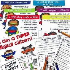 i am a super social citizen worksheets and posters