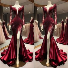 Aesthetic Red Dress, Siren Dress, Unique Wedding Dresses, Ethereal Dress, Revealing Dress, High Fashion Dresses, Aesthetic Dress, Aesthetic Red, Trendy Aesthetic