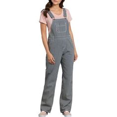 Dickies Women's Relaxed Fit Straight Leg Bib Overalls, FB206 Bib Overalls For Women, Coveralls For Women, Simplify Wardrobe, Dickies Overalls, Sporty Chic Outfits, Work Overalls, Plus Size Workwear, Overalls For Women, Plus Size Work