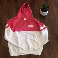 Sanjeev | Gatlinburg, Tennessee Pink And White Hoodie *Never Worn * 2 Small Stains On The Front, See Last Picture Adidas Sweatshirt Women, Victoria Secret Pink Sweatshirts, Gatlinburg Tennessee, Half Zip Hoodie, Crop Top Hoodie, Nike Zip Up, Crop Top Sweatshirt, Adidas Sweatshirt, Black Zip Ups