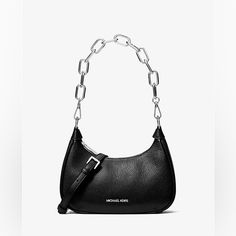 100% Leather From Tanneries Meeting The Highest Standards Of Environmental Performance Shoulder Bag Pebbled Leather 100% Leather Silver-Tone Hardware 9.25"W X 6.75"H X 2.5"D Handle Drop: 10” Adjustable Strap: 22.25”-24.75 Interior Details: 3 Front Slip Pockets Lining: 100% Polyester Zip Fastening Imported Michael Kors Leather Shoulder Bag For Everyday, Michael Kors Pebbled Leather Shoulder Bag With Soft Leather, Michael Kors Textured Pebbled Leather Shoulder Bag, Michael Kors Pebbled Leather Bag For Everyday Use, Chic Michael Kors Textured Leather Shoulder Bag, Michael Kors Everyday Pebbled Leather Bag, Everyday Michael Kors Pebbled Leather Bag, Michael Kors Leather Bag With Textured Leather, Michael Kors Pebbled Leather Shoulder Bag