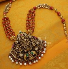 Star Jewellery, Wardrobe Interior, Jewelry Pearls, Big Pendant, Antique Necklaces, Antique Gold Jewelry Indian, Indian Bridal Jewelry Sets