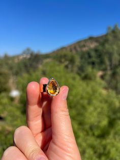 Honey citrine from Brazil adjustable 6+24kt gold overlay brass 60mill thickness Adjustable Yellow Open Ring Jewelry, Yellow Adjustable Open Ring Jewelry, Adjustable Citrine Yellow Gold Jewelry, Adjustable Yellow Gold Citrine Jewelry, Gold Topaz Gemstone Adjustable Ring, Gold Topaz Ring With Gemstone, Yellow Gemstone Open Ring Jewelry, Polished Yellow Topaz Ring, Gold Open Ring With Topaz Gemstone