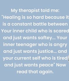 Quotes Surviving, Interesting Perspective, My Therapist, Mental Health Facts, Mental Health Therapy, Emotional Awareness, Mental And Emotional Health, Healing Quotes, Inner Child