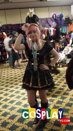 Nonon Jakuzure Cosplay from Kill La Kill in MechaCon 2014 US Nonon Jakuzure, Kill La Kill, Ace Attorney, Cosplay Costume, Cosplay Costumes, Custom Sizing, Customer Support, Free Shipping