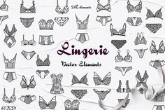 Lingerie svg Clipart, an Object Graphic by BarvArt Bridal Lingerie Party, Lingerie Illustration, Bra Collection, Lingerie Design, Pen Illustration, Fashion Clipart, Magazine Illustration, Photoshop Plugins, Lingerie Party