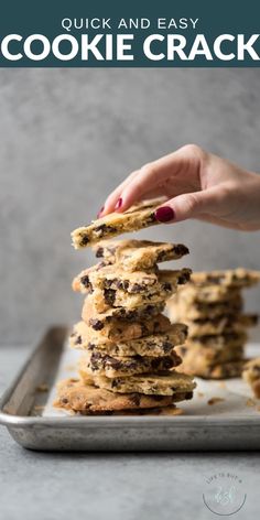 Cookie Crack is a delicious, rustic dessert that I love to gift or put out at parties. Everyone loves it! Warning: Seriously addictive. You can’t just have one piece of Cookie Crack. Trust me, I’ve tried. These are the most ridiculously yummy, get-in-my-face-right-now cookies I’ve ever had. Imagine a cookie/brittle/cookie cake, where some pieces are crisp and others are slightly chewy. It’s just too much to even talk about it. I’m literally drooling. Cookie Brittle, Holiday Baking List, Rustic Dessert, Easy Cookies, Banana Bread Recipes, Cookie Cake