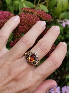 Beautiful 1950s vintage silver citrine ring, US Size 6 3/4, in good vintage condition. Box on the photos not included! Diameter: approx. 20 mm (0.7 inch) Material: silver, citrine total weight: 3.4 g US Size: approx. 6 3/4 (EU size 54) A stunning religious shop well worth a visit ... https://etsy.me/2NNNK4g Memento Mori Ring, 25th Wedding Anniversary, Wedding Anniversary Rings, Citrine Ring, Antique Engagement Rings, Aquamarine Rings, German Silver, Love Ring, 1950s Vintage