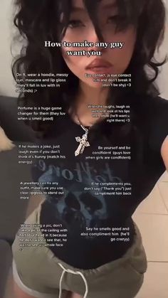 - ps you’ll get the guy! 🤍 Things That Make You More Attractive, Tips To Get A Guy To Like You, When Guys Do This, How To Tell A Guy You Don’t Like Him, How To Pretty, How To Get More Pretty, How To Get A Guy To Like You At School, Things Girls Like That Guys Do, Get A Guy To Like You