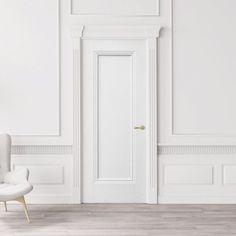 Internal Doors | Interior Home & Business Doors | Leader Doors White Contemporary Interior Doors, White Indoor Doors, Victorian Internal Doors, 1 Panel Door, Staircase Hallway