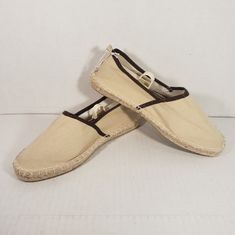 Nwt No Box Brown Casual Espadrilles For Vacation, Casual Brown Espadrilles For Vacation, Brown Slip-on Espadrilles For Casual Wear, Casual Brown Slip-on Espadrilles, Casual Brown Flat Espadrilles, Comfortable Brown Espadrilles For Spring, Espadrille Shoes, Espadrilles, Size 7