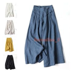 Women Summer Trousers Loose High Waist Bottom Casual Wide Leg Cotton Linen Pants About Feedback 1.      Feedback is VERY important to us. 2.      We work very hard to exceed your expectations. We make our living by offering a quality product at a  competitive price, all while offering the BEST customer experience in the  industry.  3.     If you are not satisfied with the item, please Contact Me before you leave me negative feedback, we will try our best to solve the problem to make you satisfied. Payment Method Payment is required within 7 days after the auction ends. We will cancel the transactions if the payment is not received within 7 days after the auction ends. Shipping The item will be shipped by Standard shipping (airmail) within 1 or 2 business days (except weekend, holiday) once Summer Trousers, Cotton Linen Pants, High Waist Bottoms, 1 Or 2, Customer Experience, Linen Pants, Negative Feedback, Leave Me, Cotton Linen