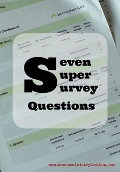 the words, even super survey questions are on top of a sheet of white paper